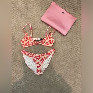TRIANGL leopard print bikini set